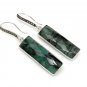 Genuine EmPave Diamond Earrings Sterling Silver Gemstone Bar Earrings Gifts for Her Default Title