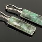 Genuine EmPave Diamond Earrings Sterling Silver Gemstone Bar Earrings Gifts for Her Default Title