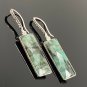 Genuine EmPave Diamond Earrings Sterling Silver Gemstone Bar Earrings Gifts for Her Default Title