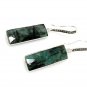 Genuine EmPave Diamond Earrings Sterling Silver Gemstone Bar Earrings Gifts for Her Default Title