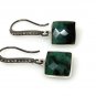 Genuine EmPave Diamond Earrings Sterling Silver Gemstone Bar Earrings Gifts for Her Default Title