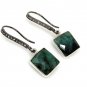 Genuine EmPave Diamond Earrings Sterling Silver Gemstone Bar Earrings Gifts for Her Default Title