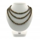 Genuine Freshwater Cultured 8x10mm Brown Pearl Necklace, 60 Inches N11921M67