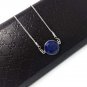 Genuine Gemstone Necklace;Silver Minimalist Jewelry Layering Necklace Healing Jewelry Labradorite