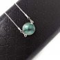Genuine Gemstone Necklace;Silver Minimalist Jewelry Layering Necklace Healing Jewelry Labradorite
