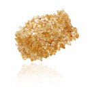 Genuine Golden Citrine Chips Multi Row Stretch Bracelet B10462C