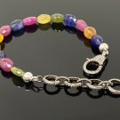 Genuine Multi SapphiPave Diamond Adjustable Bracelet Sapphire Jewelry Gifts for Her Default Title