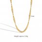 Geometry Hollow Chain 925 Sterling Silver Choker Necklace Silver