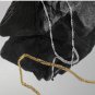 Geometry Hollow Chain 925 Sterling Silver Choker Necklace Silver