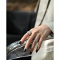 Geometry Irregular Beat Pattern 925 Sterling Silver Adjustable Ring Rhodium
