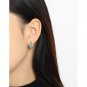 Geometry Irregular Stones Office 925 Sterling Silver Stud Earrings 14K Yellow Gold