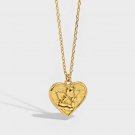 Gift Angel Heart 925 Sterling Silver Necklace Silver