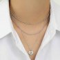 Gift Angel Heart 925 Sterling Silver Necklace Silver