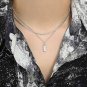 Gift Irregular Peanut 925 Sterling Silver Necklace Silver