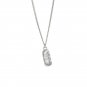 Gift Irregular Peanut 925 Sterling Silver Necklace Silver