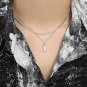 Gift Irregular Peanut 925 Sterling Silver Necklace Yellow Gold