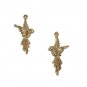 Gold Bird Charm; Silver Bird Charms; LargeBird Charms Animal Charms 1 Pair ( 2 Pcs) Default Title
