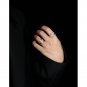 Graduation Irregular Hollow 925 Sterling Silver Adjustable Ring Yellow Gold
