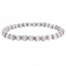 Gray Cats Eye Beaded Stretch Bracelet B5021GRY