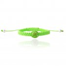 Green Crystal Fireball Adjustable Children's Bracelet B12912PD