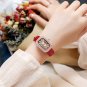 Gypsophila watch women's full diamond belt small green watch green