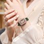 Gypsophila watch women's full diamond belt small green watch green