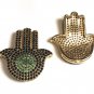 Hamsa Hand Connectors; Multi Strand Links; Evil Eye ConJewelry Findings DIY Jewelry CZ Links Gold