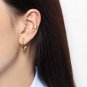 Holiday Irregular River 925 Sterling Silver Non-Pierced Earring(Single) Sil-596 & Yellow Gold