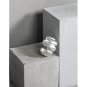 Hot Geometry Ellipse 925 Sterling Silver Adjustable Ring Rhodium