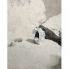 Hot Party Irregular Lava 925 Sterling Silver Non-Pierced Earring(Single) Rhodium (Single)