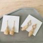 Hot selling rattan earrings new bamboo rattan hand-woven fashion round earrings earrings for women A