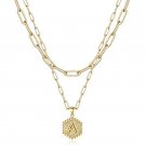Initial Choker Necklace Gold Layered Necklaces for Women Gift