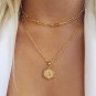 Initial Choker Necklace Gold Layered Necklaces for Women Gift