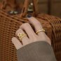 Irregular Face 925 Sterling Silver Adjustable Ring Silver