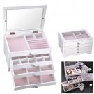 JEWELRY BOX (BIG 3 DRAWERS) white