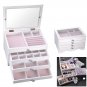 JEWELRY BOX (BIG 3 DRAWERS) white