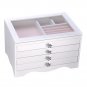 JEWELRY BOX (BIG 3 DRAWERS) white