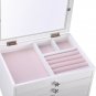 JEWELRY BOX (BIG 3 DRAWERS) white