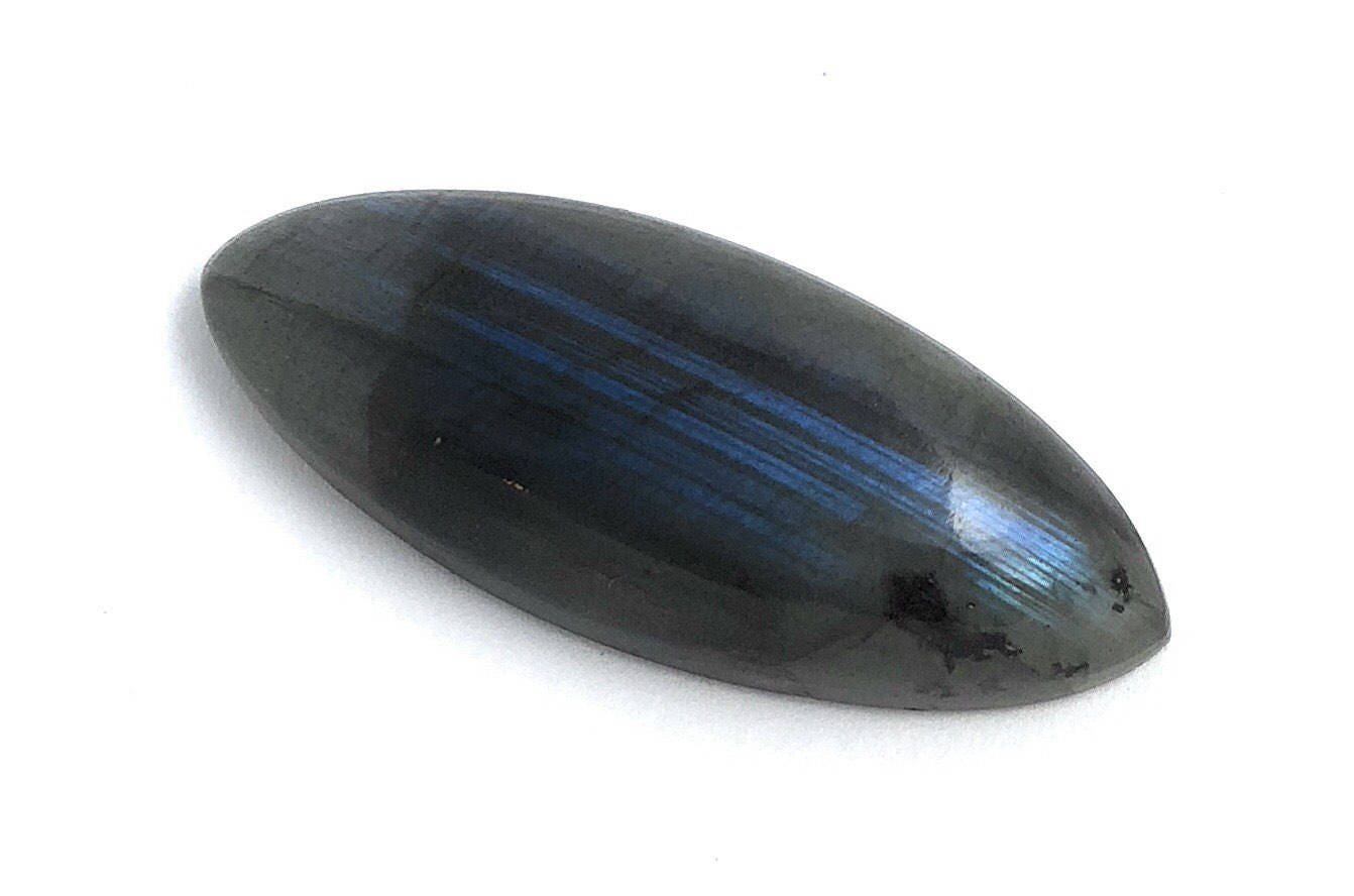 Labradorite Cabochon; Natural GemJewelry Making Gemstone Cabochon 41.25x16.5x8.75mm Default Title