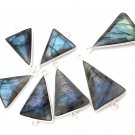 Labradorite Connectors; GJewelry Supplies Jewelry Making Natural Labradorite A) 28x16mm - 29x18mm