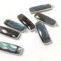 Labradorite Gemstone Charms; Sterling SilJewelry Making Jewelry Supplies 31.75x10mm Default Title