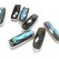 Labradorite Gemstone Charms; Sterling SilJewelry Making Jewelry Supplies 31.75x10mm Default Title