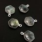 Labradorite GemsSterling Silver Briolette Charms Jewelry Making Supplies 17x12.5mm Default Title