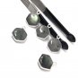 Labradorite GemsSterling Silver Briolette Charms Jewelry Making Supplies 17x12.5mm Default Title