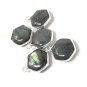Labradorite GemsSterling Silver Briolette Charms Jewelry Making Supplies 17x12.5mm Default Title