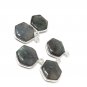 Labradorite GemsSterling Silver Briolette Charms Jewelry Making Supplies 17x12.5mm Default Title