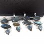 Labradorite Gemstone Pendant; Sterling SDIY Pendant Jewelry Supplies Gifts for Her 1 Pc B) 2