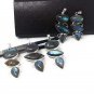 Labradorite Gemstone Pendant; Sterling SDIY Pendant Jewelry Supplies Gifts for Her 1 Pc B) 2