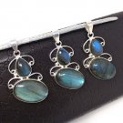 Labradorite Gemstone Pendant; SterlDIY Pendant Jewelry Supplies Gifts for Her 1 Pc Default Title