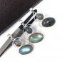 Labradorite Gemstone Pendant; SterlDIY Pendant Jewelry Supplies Gifts for Her 1 Pc Default Title